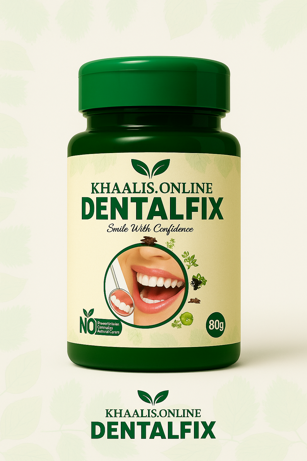 DENTALFIX TEETH WHITENING AND STRENGTHENN POWDER